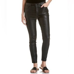 Theory Tirana Leather Lambskin Slim Pants Womens Size 8 $725 Black Skinny Pants